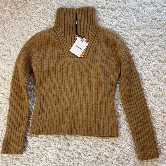 NWT Nanushka Half-Zip Sweatera - Picture 7 of 7